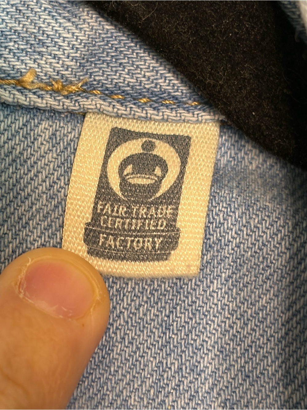 Universal Thread Fair Trade Denim Shacket - Picture 3 of 8
